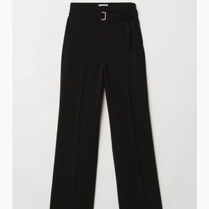 H&M Wide leg pants with a belt